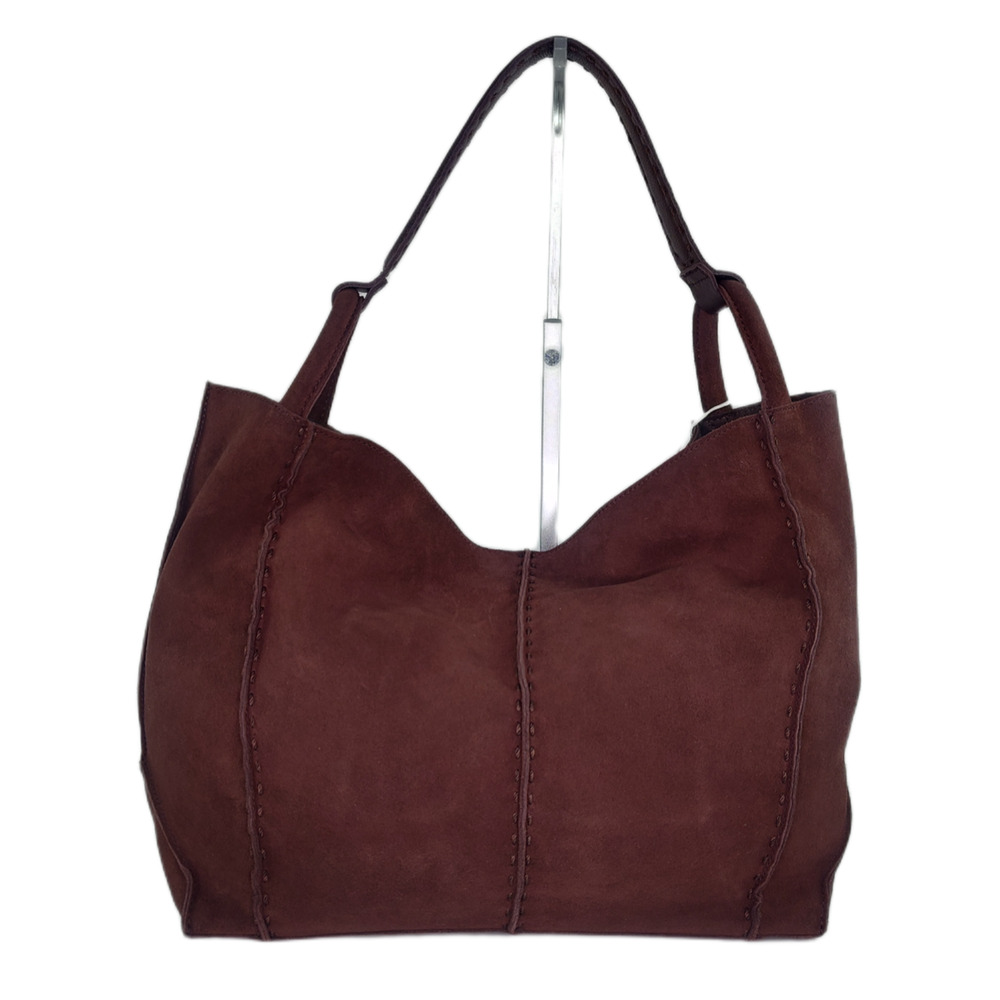 The Sak Los Feliz Large Tote Bag - Mahogany/Reddish-Brown - NWT - Picture 2 of 13